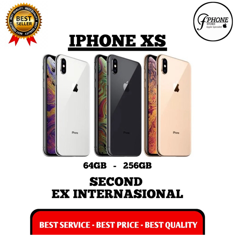 APPLE IPHONE XS (64GB) & (256GB) SECOND ORIGINAL BERGARANSI 100%