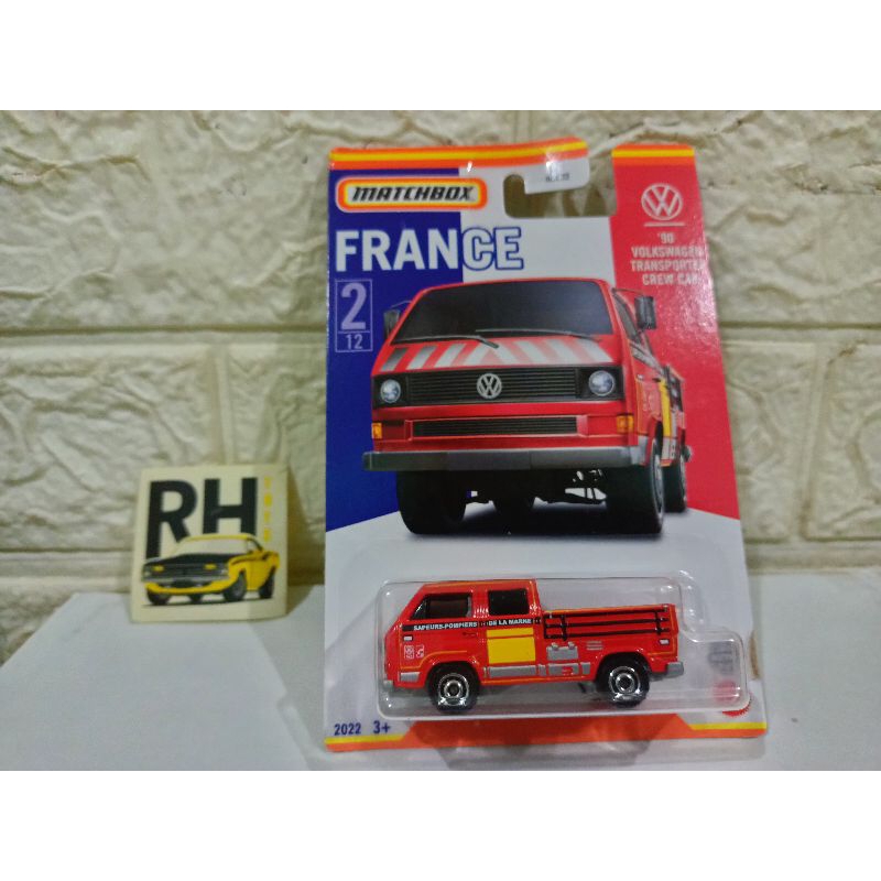 Matchbox 1990 VW Transporter Crew Cab Germany