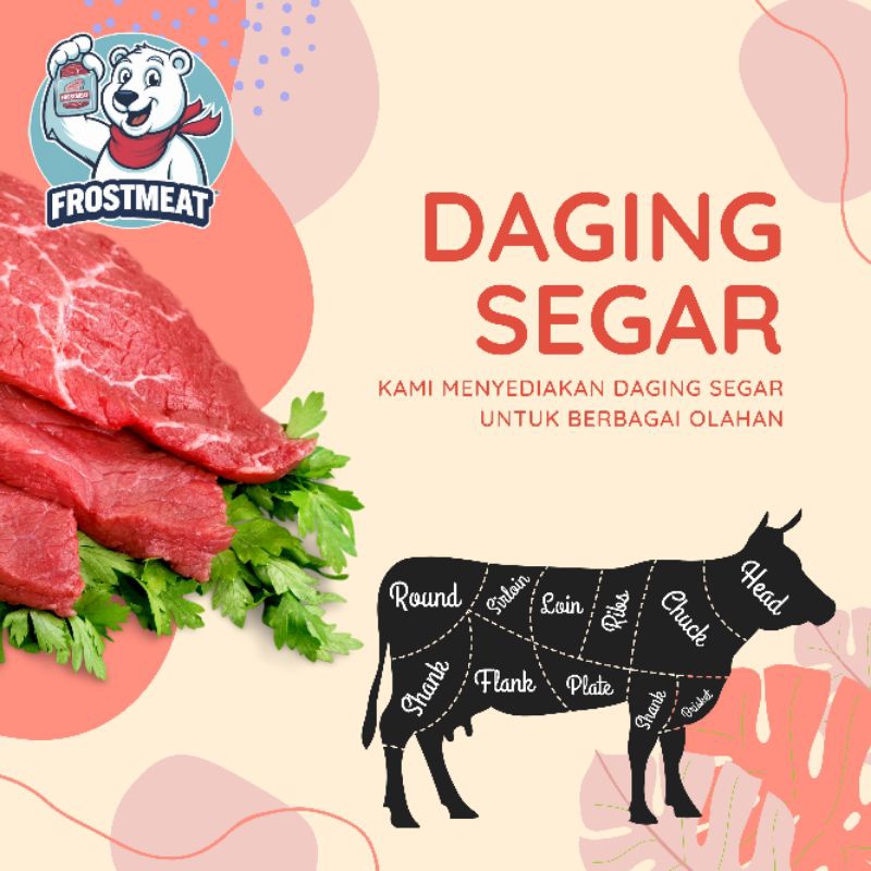 

[SAPI] Daging Segar 1000 / 500 / 250 gram (kemasan vacuum)