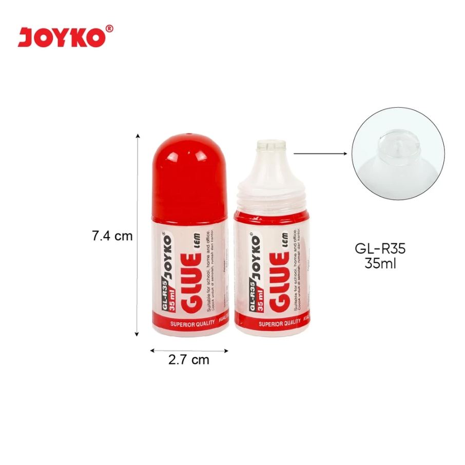 

Lem Kertas Cair GL-R35 - Liquid Glue (Satuan) - Joyko