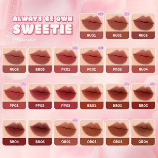 PINKFLASH Fuzzy-Soft Velvet Matte Lip Clay Lipstik Lightweight Lip Mud For Lip & Cheek 21 Colors