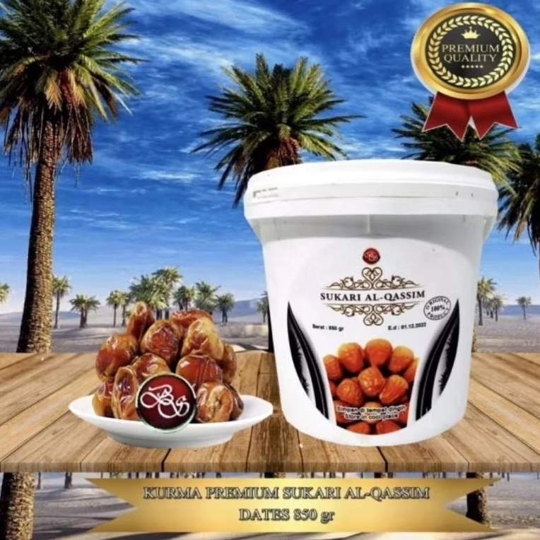 

Kurma Lezat Sukari Ember Al-Qossim 850 Gram Kurma