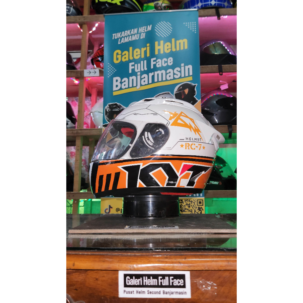 KYT RC-7 ORANGE SERI 11 SECOND
