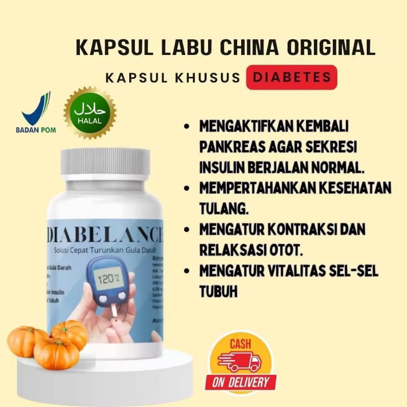 Kapsul Labu Cina | Obat Khusus Diabetes