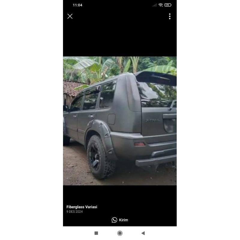 spoiler Nissan Xtrail t30