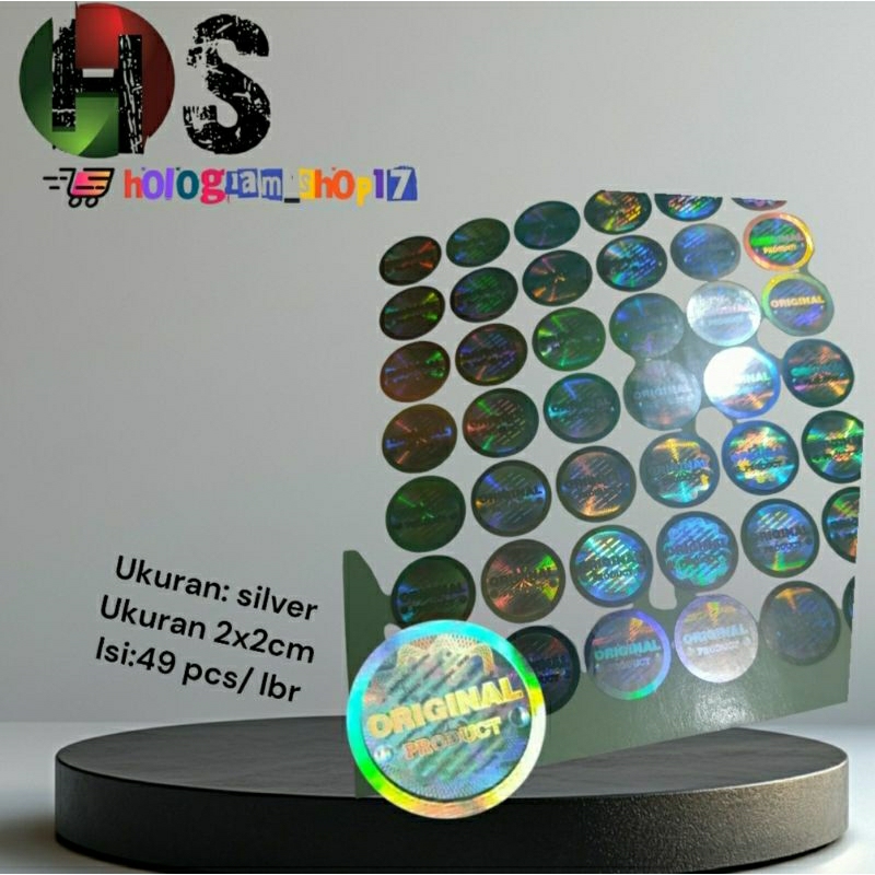

stiker hologram original produt