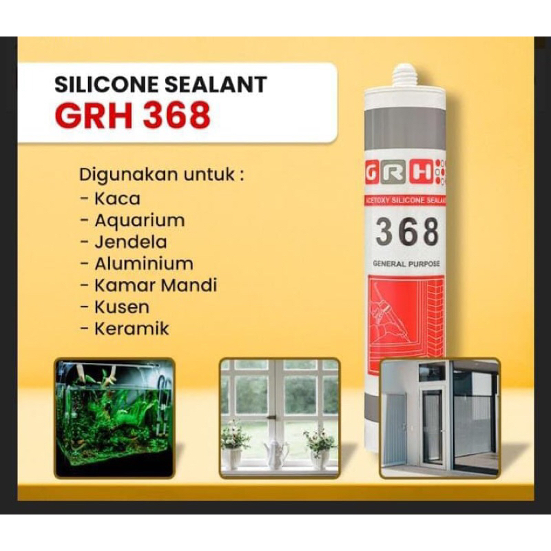 Lem Silikon/Sealant GRH 368