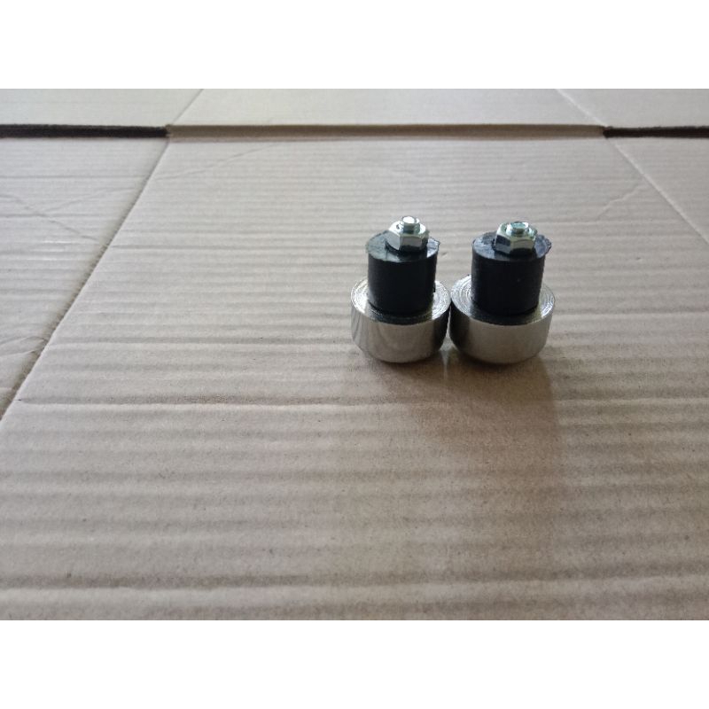 JALU STANG MOTOR WARNA CHROME MODEL SUPRA BANDUL STANG  SUPRA X SUPRA 125 SET BAUT PAD KARET UNIVERS