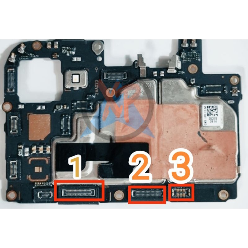 SOKET KONEKTOR FPC OPPO A54 A54S A55 A16 SOKET KONEKTOR DI MESIN