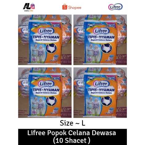 LIFREE PANTS POPOK CELANA DEWASA - 10 Shacet - Ukuran L