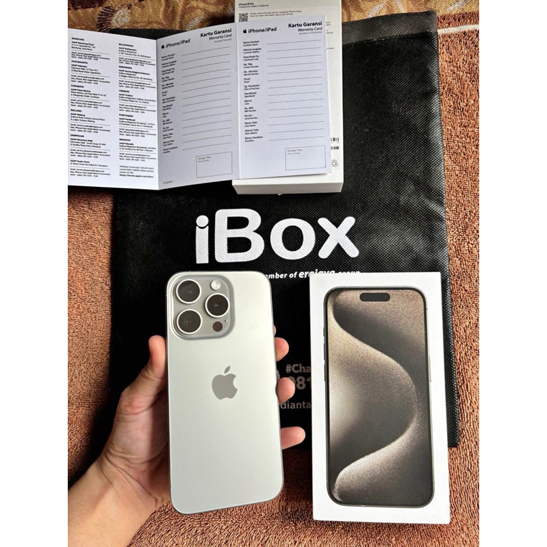 Iphone 15 Pro 256 Second Like New Resmi