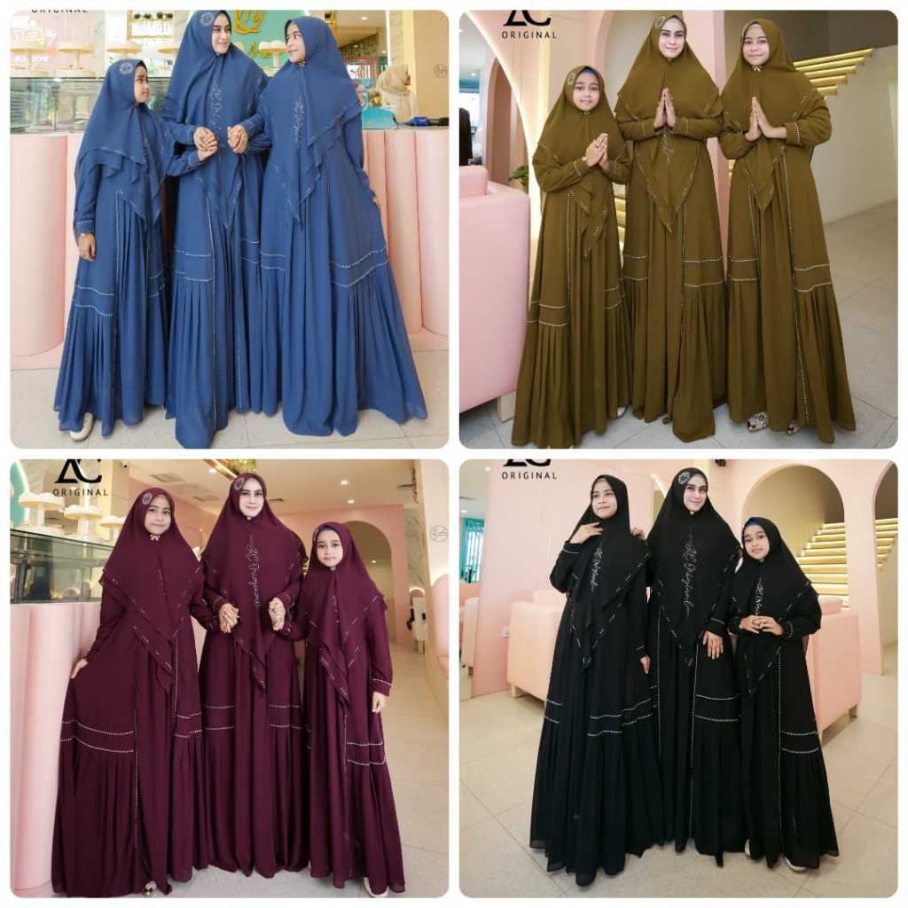 Salwa Couple Gamis Syar'i By Ac Collection