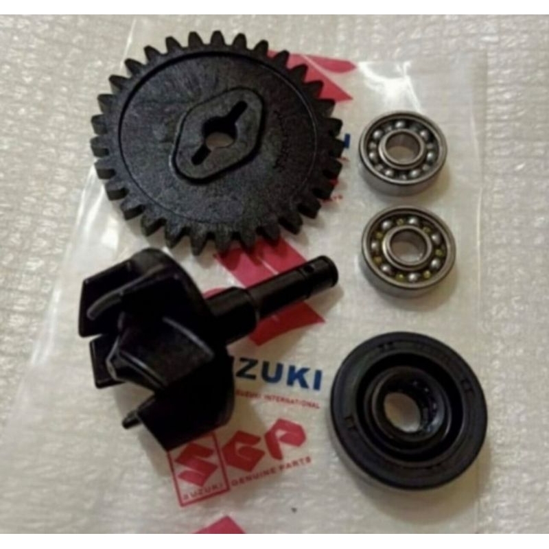 AS KIPAS RADIATOR SET SEAL BEARING LAHER GSX 150R SATRIA FU INJEKSI ORIGINAL SUZUKI SGP