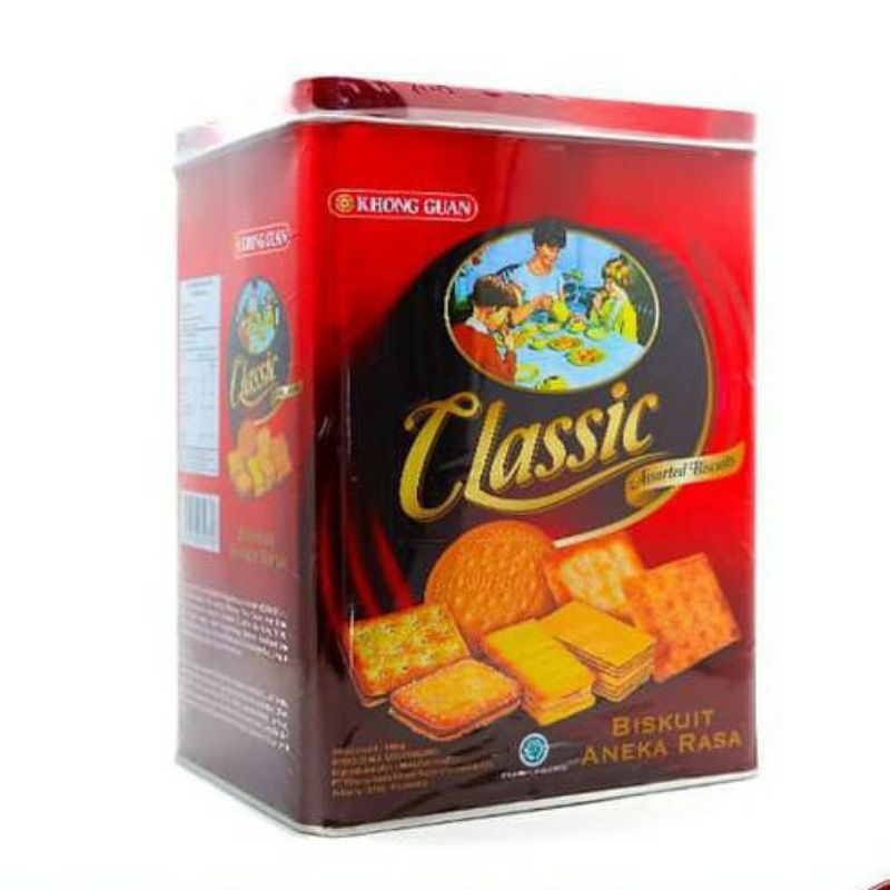 

Khong Guan Biskuit Classic Biscuit Assorted Kaleng / 600gr / 350gr