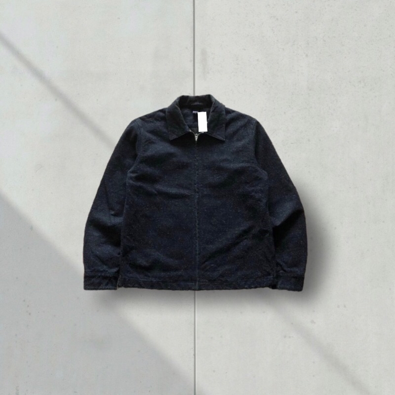 H&M Detroit Denim Wool Work Jacket Boxy