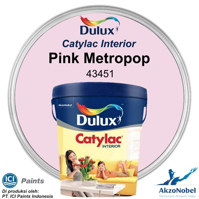 CAT DULUX CATYLAC INTERIOR 25 KG - PINK METROPOP 43451