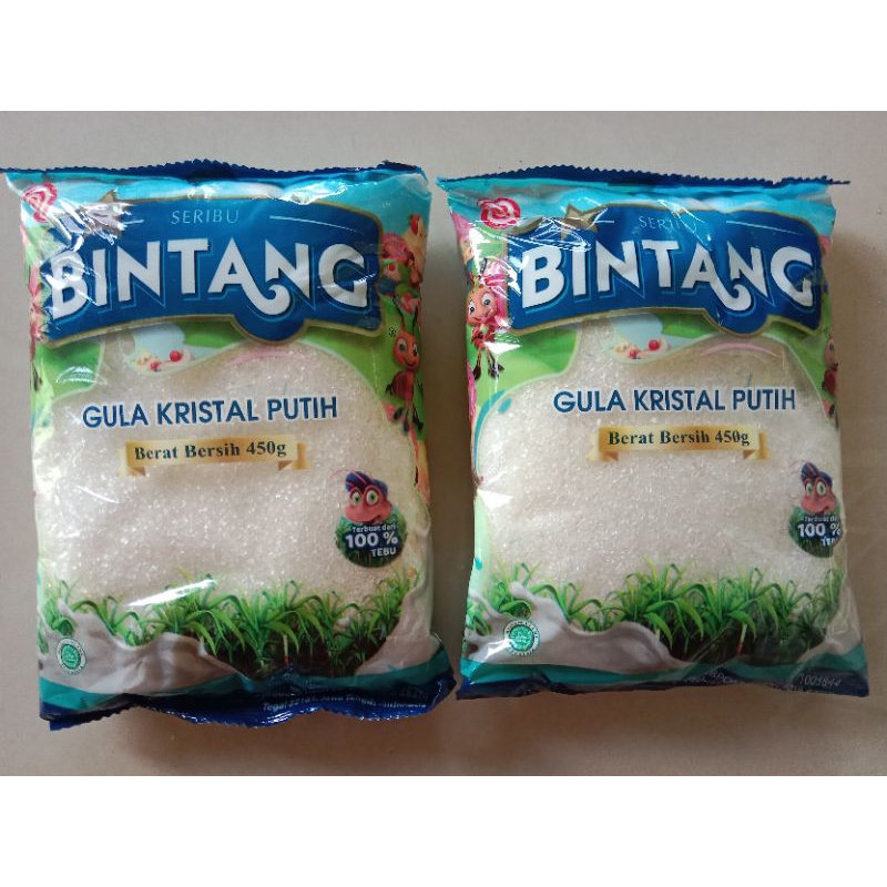 

Gula Pasir Seribu Bintang Gula Kristal Kemasan 450gr