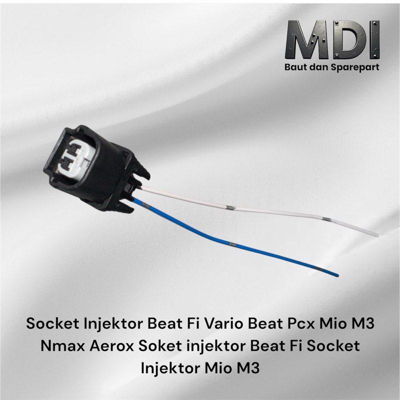 (5 pcs) Soket Injektor Beat Fi Vario Beat Pcx Mio M3 Nmax Aerox Soket injektor Beat Fi Socket Injekt