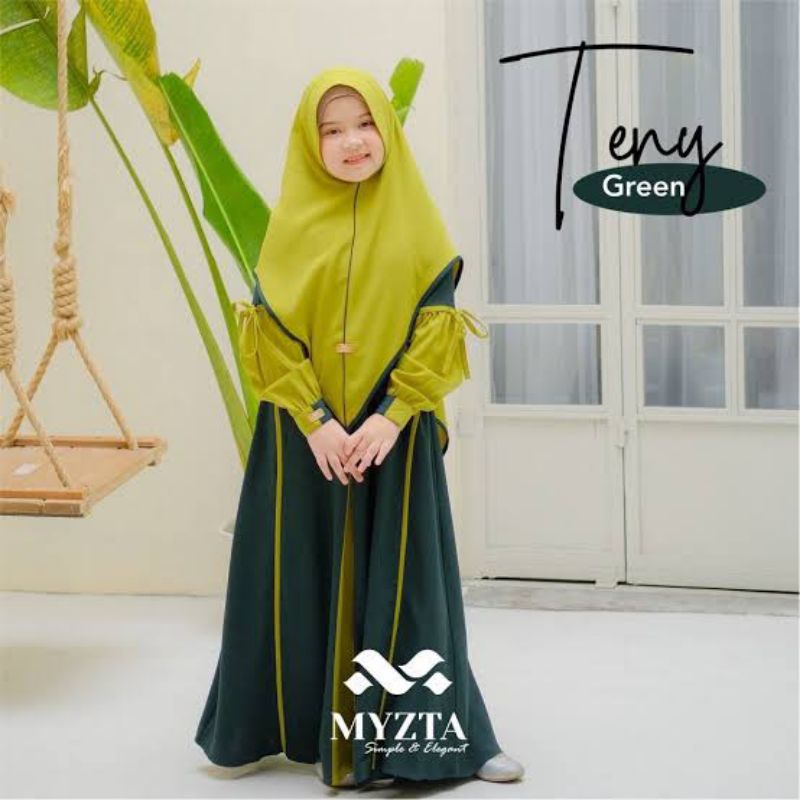 GA MYZTA teny syari kids green