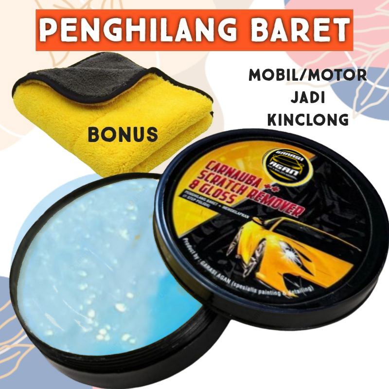 penghilang baret scrath remover body kendaraan FREE KAIN LAP KUNING - GARASI AGAN