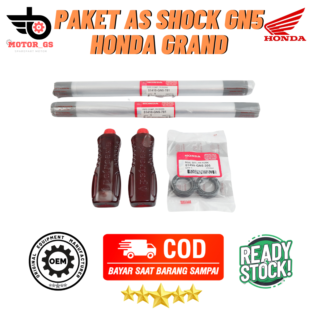 Paket As Shock Breaker Depan GN5 Honda Grand - 51410-GN5-781
