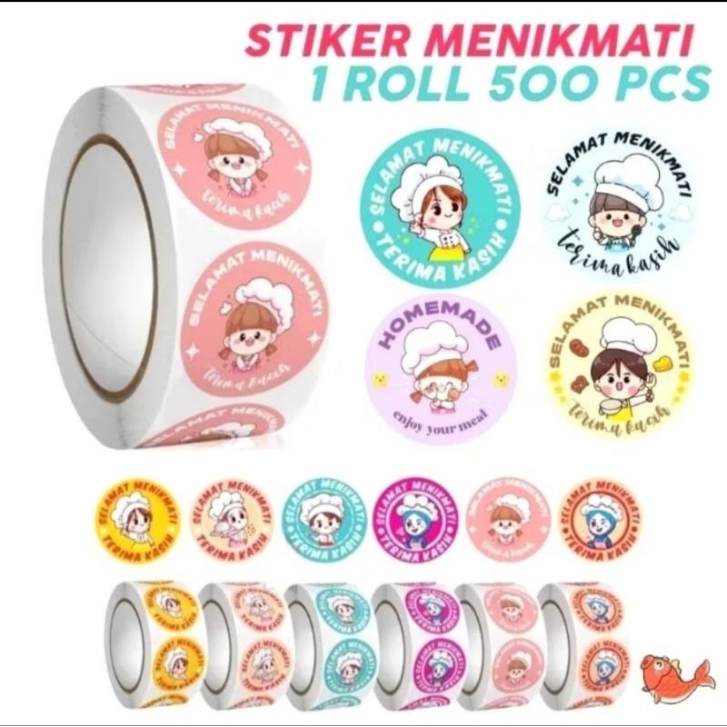 

SELAMAT MENIKMATI 500 PCS STICKER / STICKER SELAMAT MENIKMATI