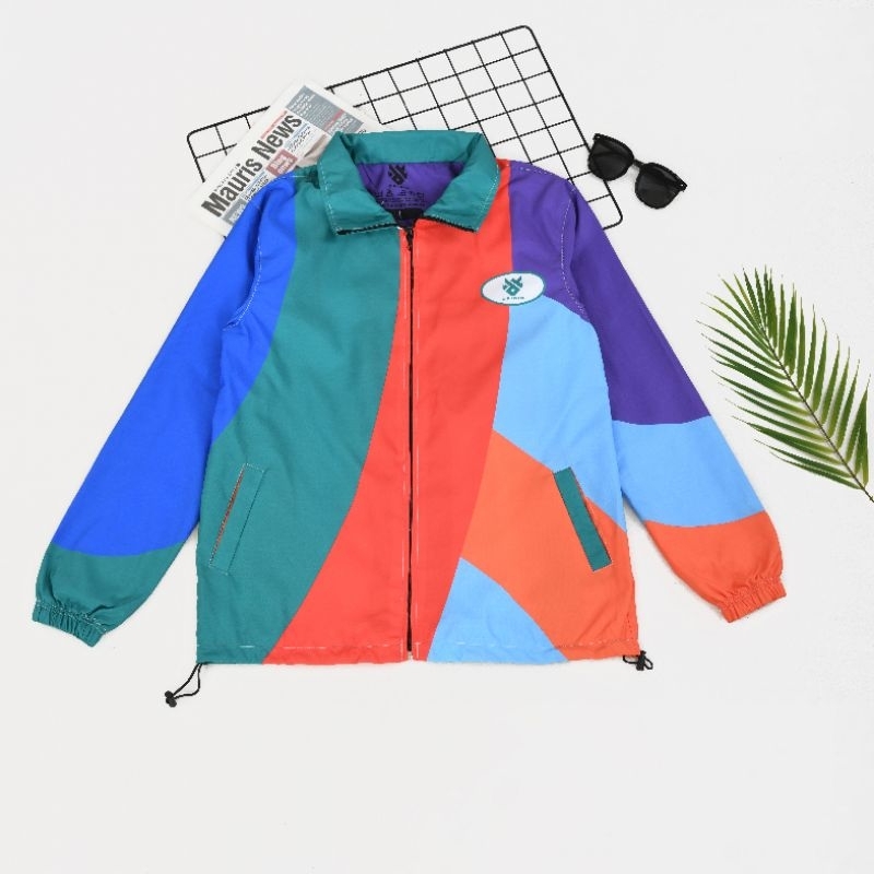 jaket vintage 80/90s NEON COLOURFULL unisex