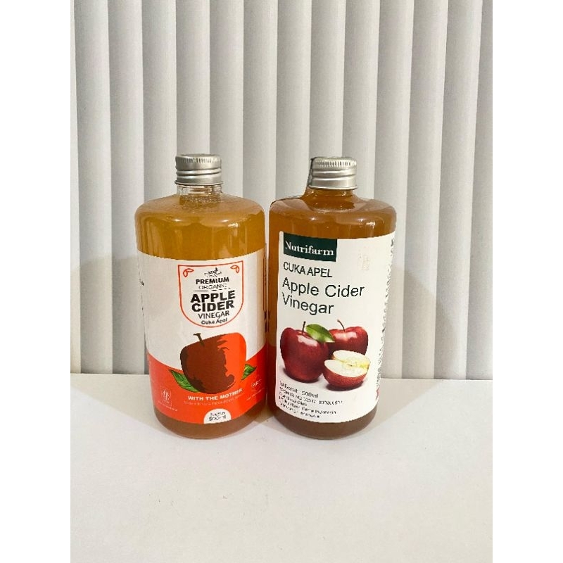 

(500 ml) Cuka Apel Premium With Mother Apple Cider Vinegar Ori kemasan terbaru BPOM / cuka apel 500 ml