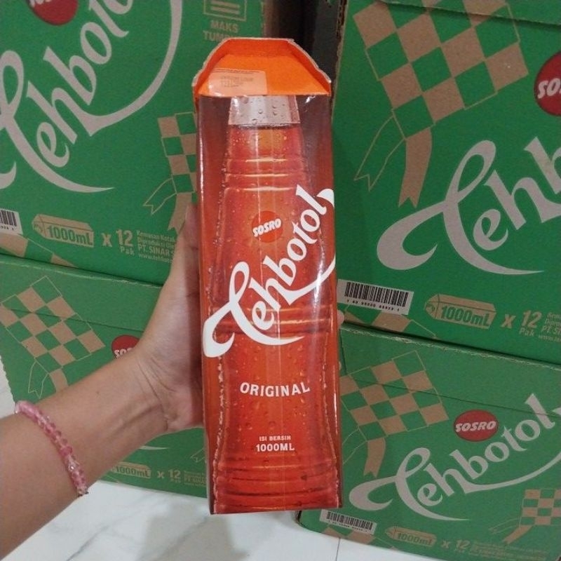 

TEH BOTOL SOSRO 1 Liter 1 karton 12 pcs khusus gojek/grab/instan