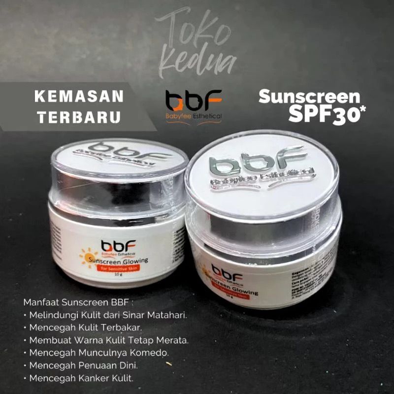 SUNSCREEN BBF BABYFEE GLOWING UV PROTECTION BPOM ORIGINAL KEMASAN BARU / SUNBLOCK BBF CREAM SIANG GL