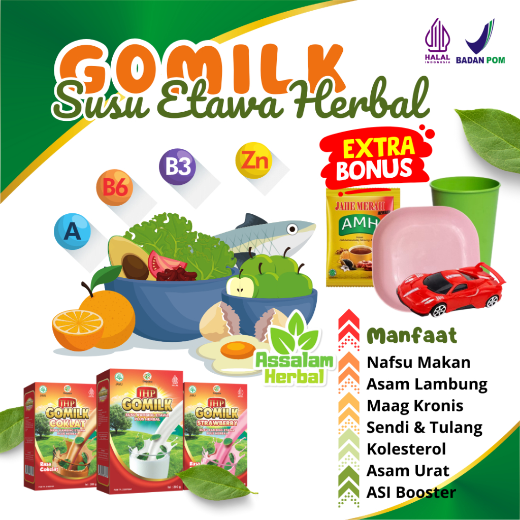 

GOMILK Susu Kambing Etawa Booster Gizi Nutrisi Alami Tubuh Kuat Sehat Cocok Semua Usia