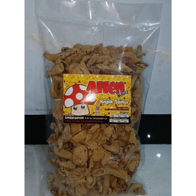 

Keripik Jamur cap allen ndutz