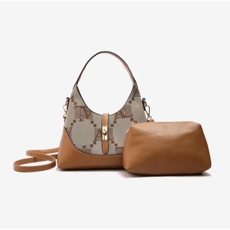 ORI AOLONG Selempang Niyama 8990 #SL.461 -Tas Selempang Wanita - Slingbag CewekTerbaru Bahan Kulit P