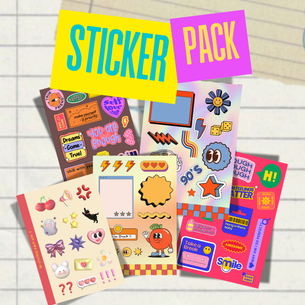 

Sticker Sheet Deco | Sticker Pack | Stiker Deco Journaling, Scrapbook, Earphone, Phonecase, Laptop, Case | Sticker Book Aesthetic, Korean, Vintage, Japan