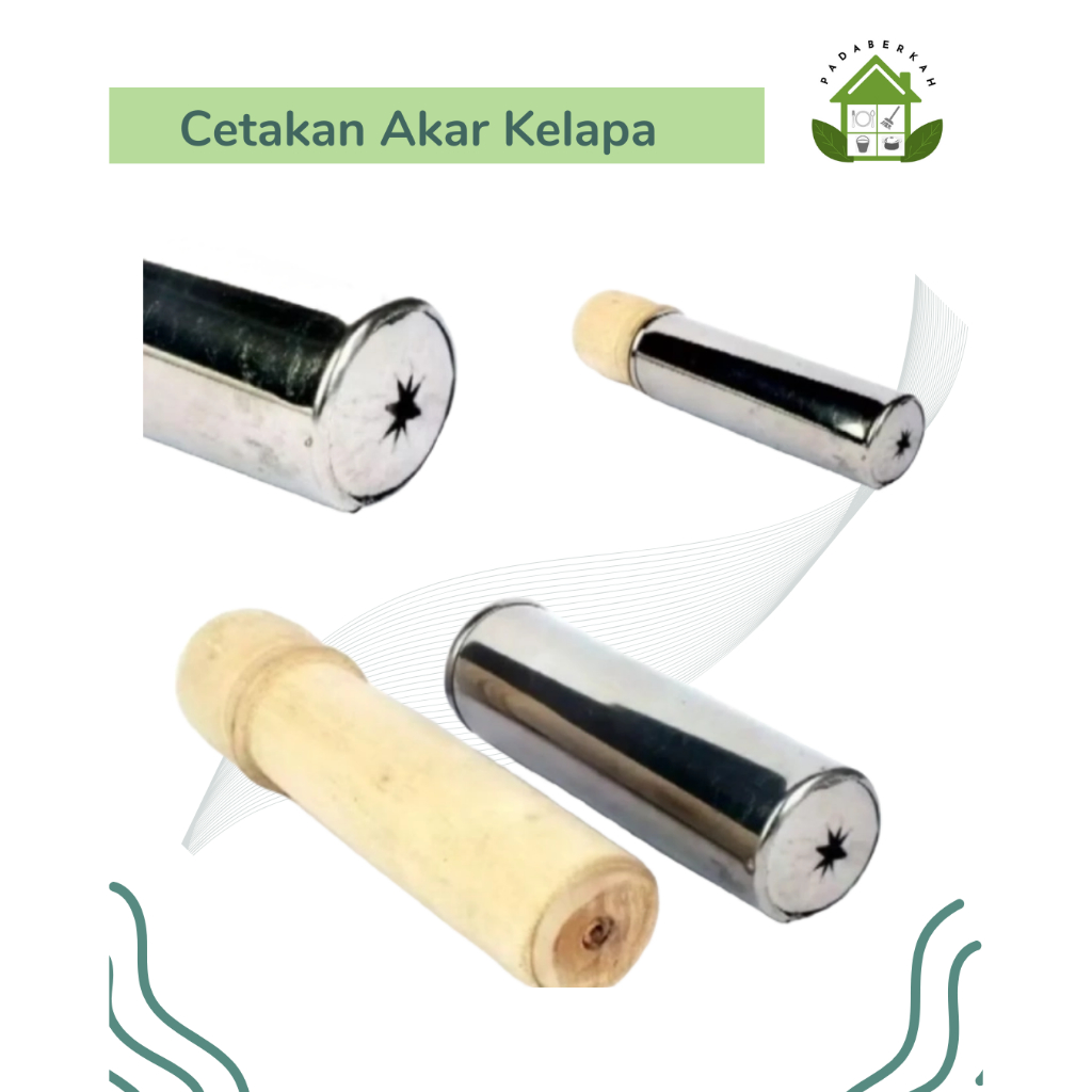 Cetakan Kue Kecipir / Cetakan Akar Kelapa / Cetakan bahan stainles steels / Cetakan Dorongan Kayu