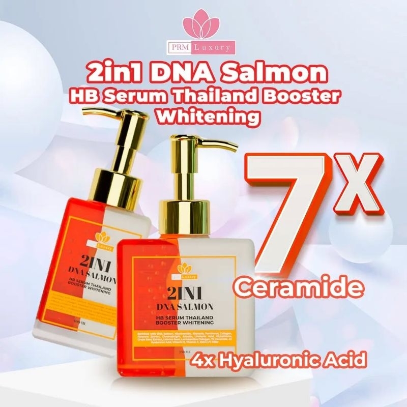 PRM Luxury Handbody 2IN1 HB Thailand Booster Whitening 250ml  Bpom