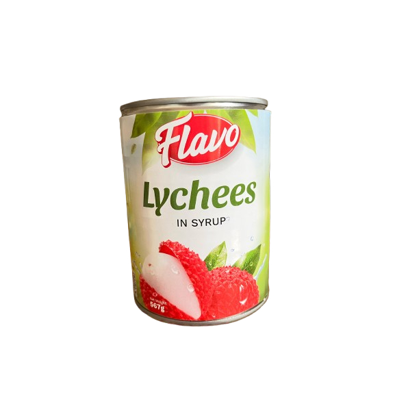 

FLAVO LYCHEES IN SYRUP 567 G | LYCHEE CANNED | BUAH LECI KALENG 567 GR