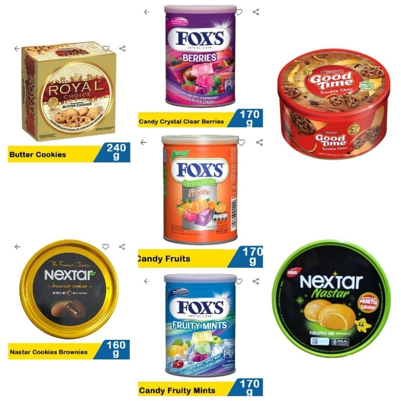 

Free Packing Kardus Nextar Nastar Hijau Good Time Kaleng Arnott's Royal Choice Snack Biscuit Biskuit Double Choc