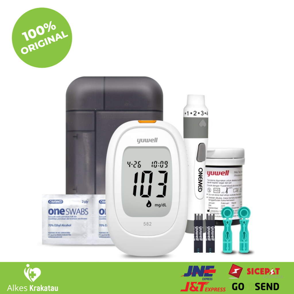 YUWELL ALAT TEST GULA DARAH| ALAT CEK GULA
