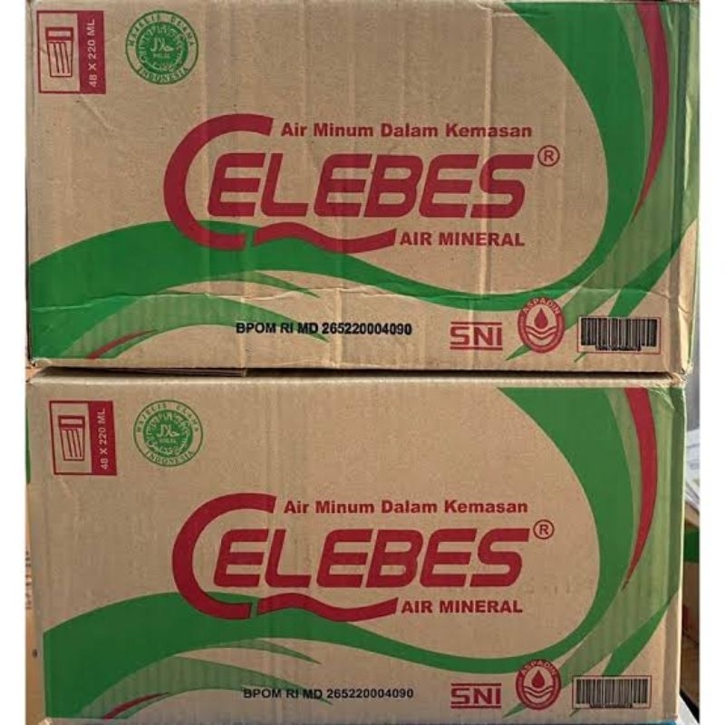

Celebes Air Mineral Gelas 48 x 220ml