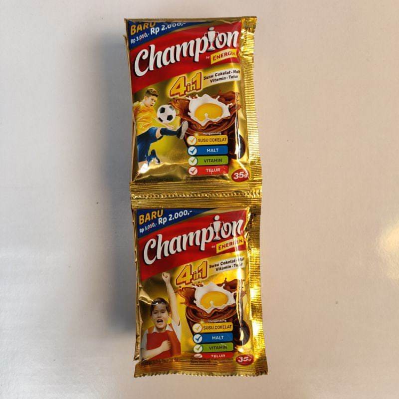 

[10 sachet] Champion Energen Susu Coklat Isi 10 Sachet