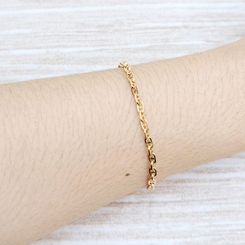 Dewi Ponorogo GELANG TOSCANO DEWASA Emas Asli Kadar8K/375% Yellow Gold