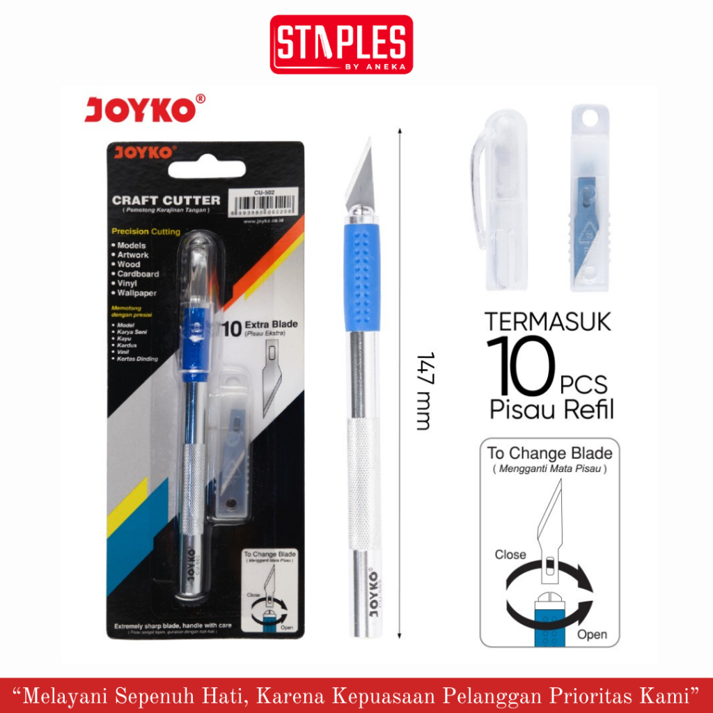 

Craft Cutter CU-502 Joyko / Craft Cutter Pemotong Kerajinan
