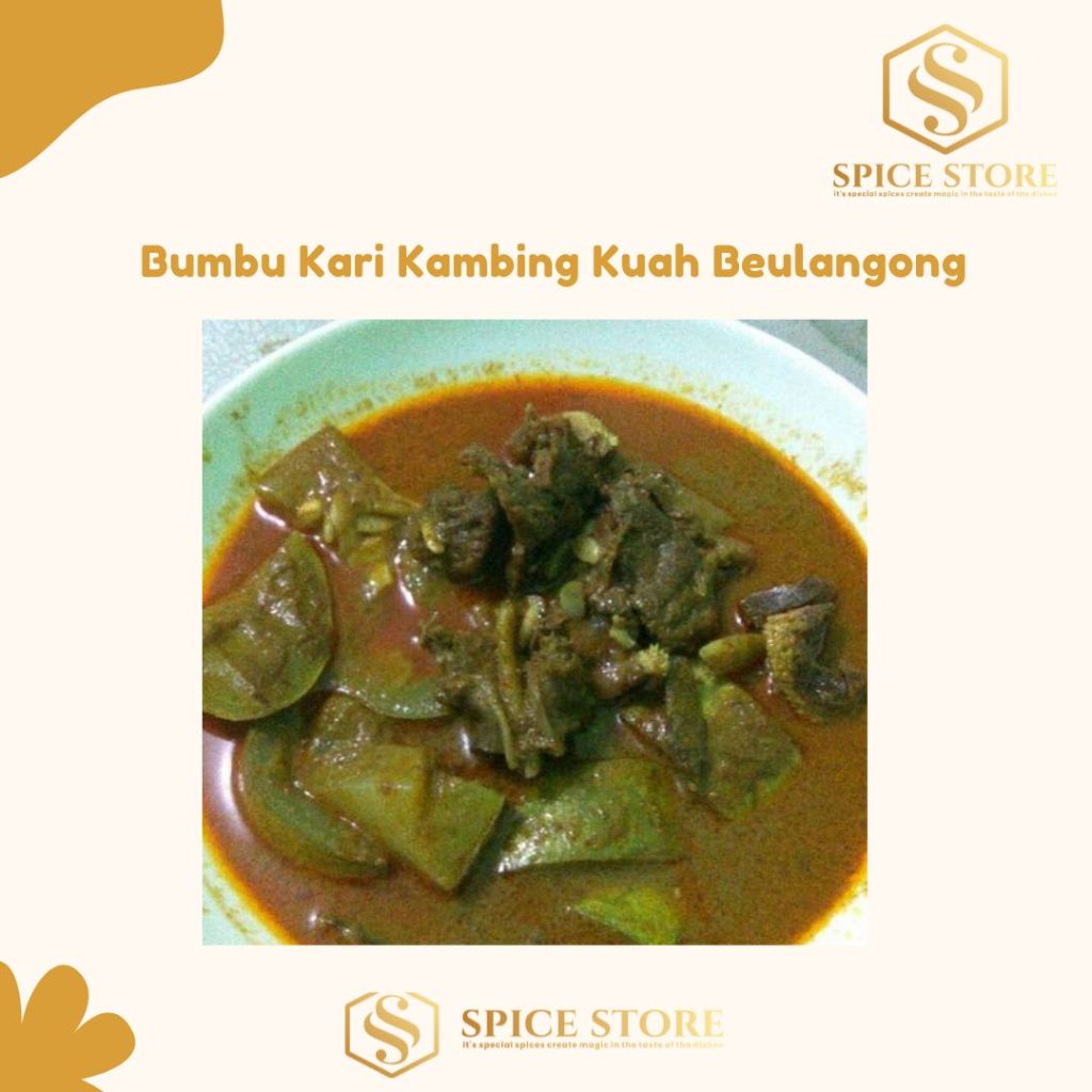 

Spice Store - Bumbu Instan Kari Kambing (Kuah Beulangong) Khas Aceh