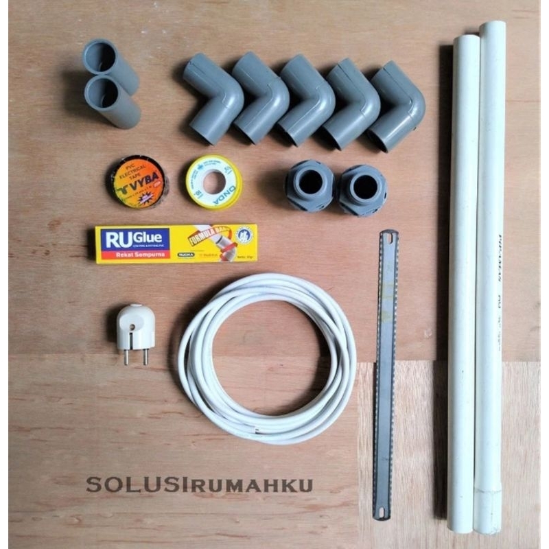 SET PAKET Ganti Pompa Air Reparasi Pompa 125 & 200 Watt SHIMIZU SANYO SRNew2080