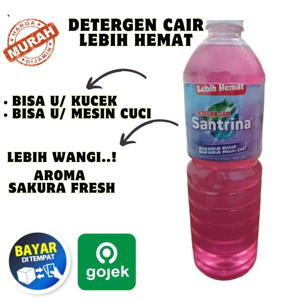Deterjen Cair Murah Sabun Laundry 1 Liter