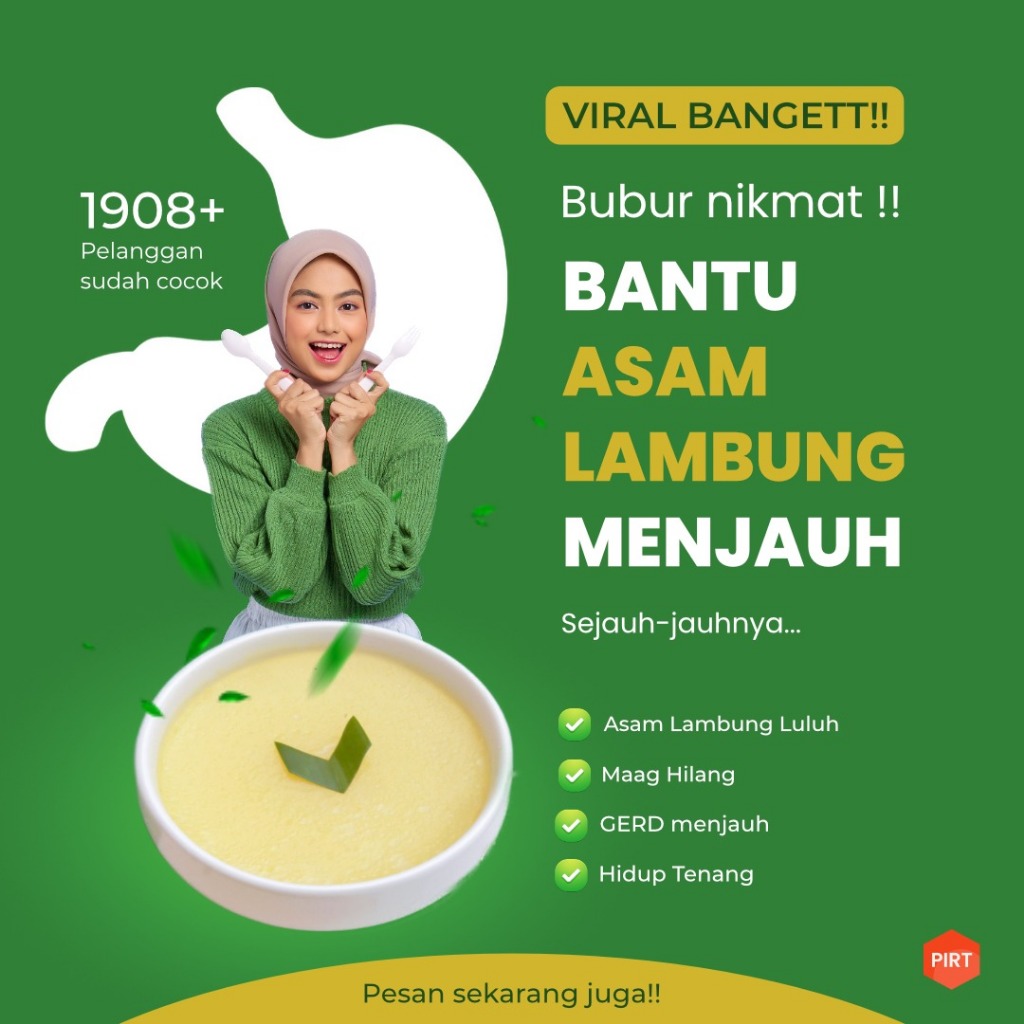 

Obat Asam Lambung Sembuh dengan Herbal Alami Jenang Gemi Bubur Ekstrak Umbi Garut Asli Official