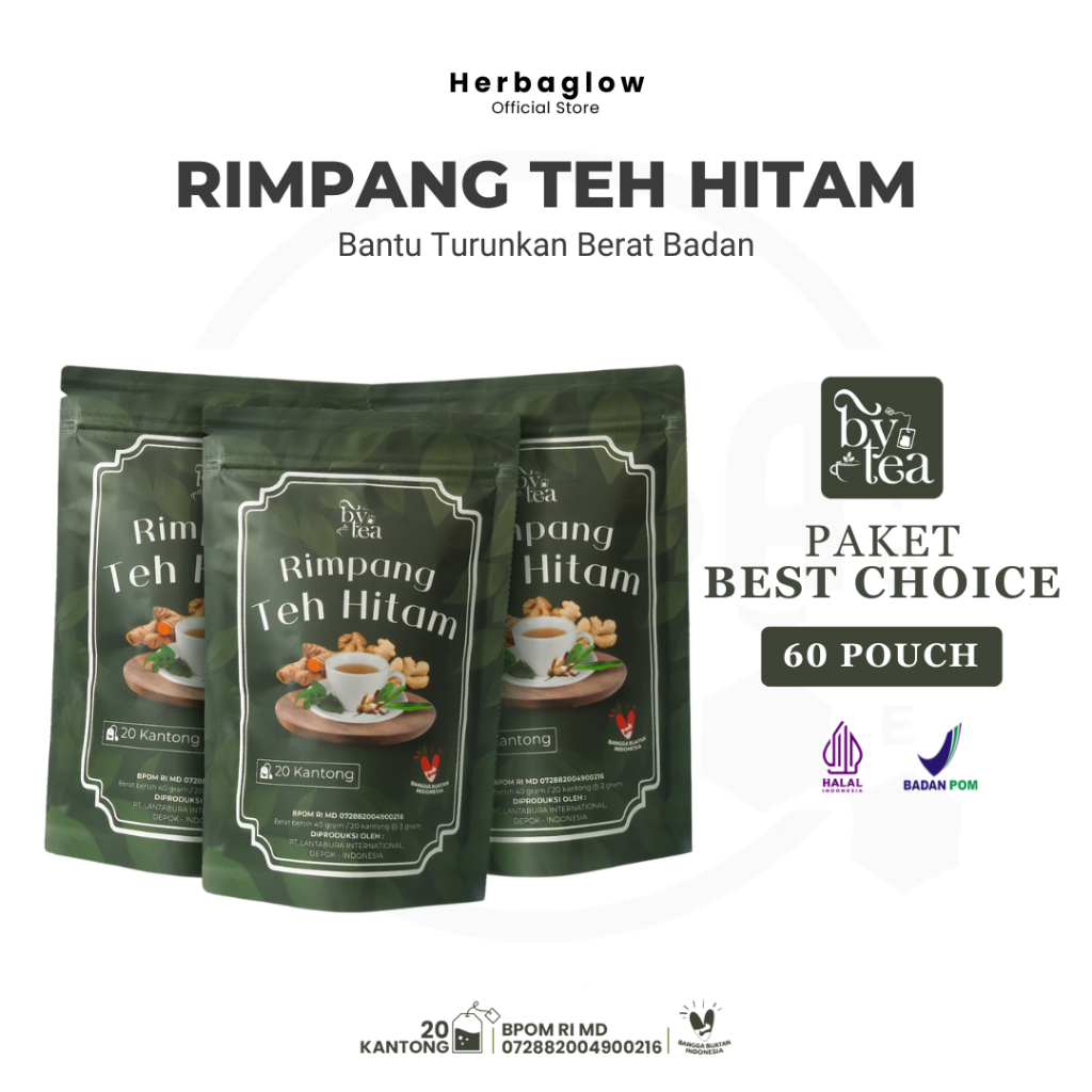 

Paket 3 Pcs Rimpang Teh Hitam Bytea | Minuman Rempah ala JSR Menurunkan Berat Badan