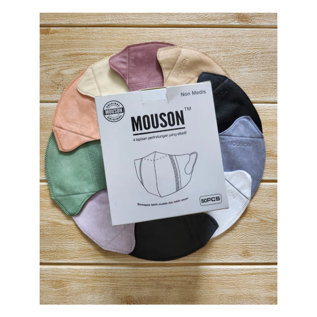 *L_ Duckbill Mouson Mix Warna/Duckbill Warna/Duckbill Mouson 4ply
