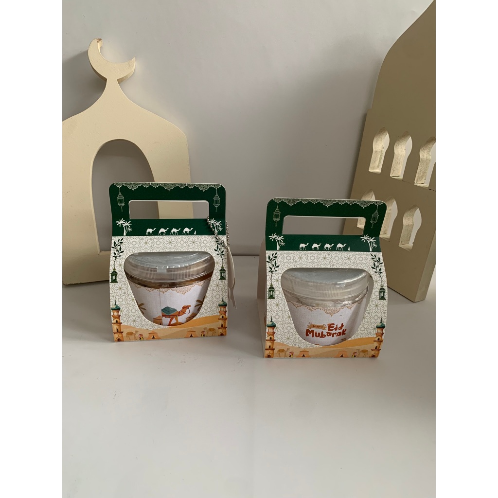

5 set BOX SADIYA kotak kue kering toples tabung jar 400/600/800ml 1jar (single) 2 jar lebaran, idul fitri
